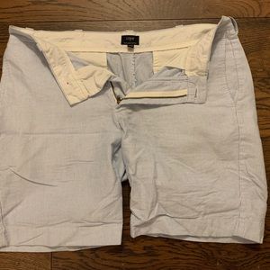 Jcrew men’s blue and white seersucker. 31” waist